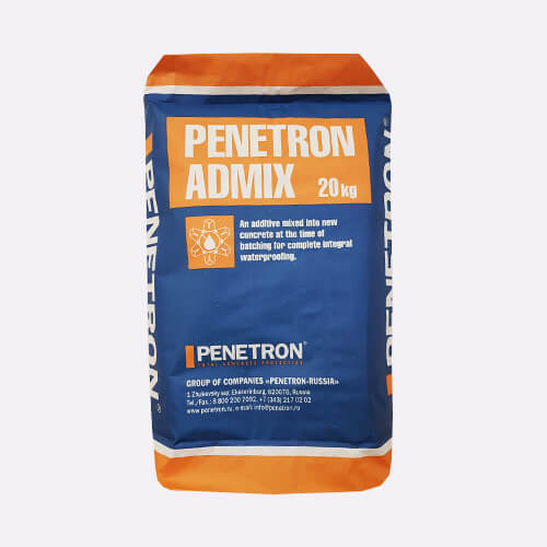 Пенетрон Адмикс - гидроизоляционная добавка в бетон