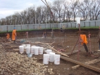 ЗАО «Инвестстрой-15» начата заливка фундаментной плиты. 